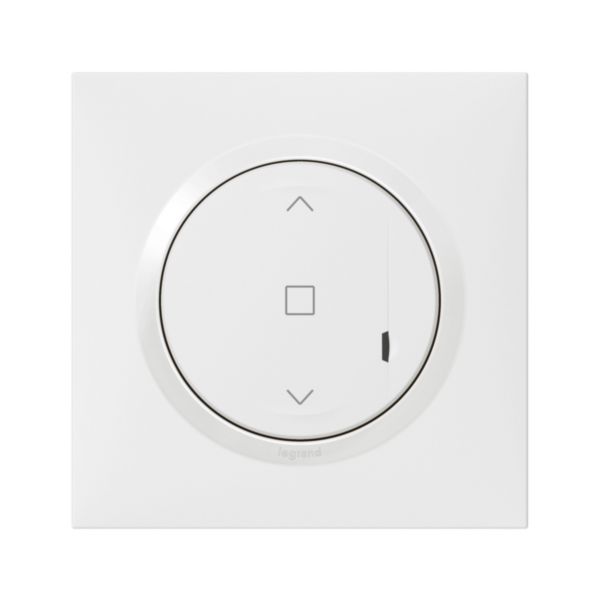 Interrupteur pour volet roulant pour installation connectée dooxie with Netatmo complet avec plaque blanche