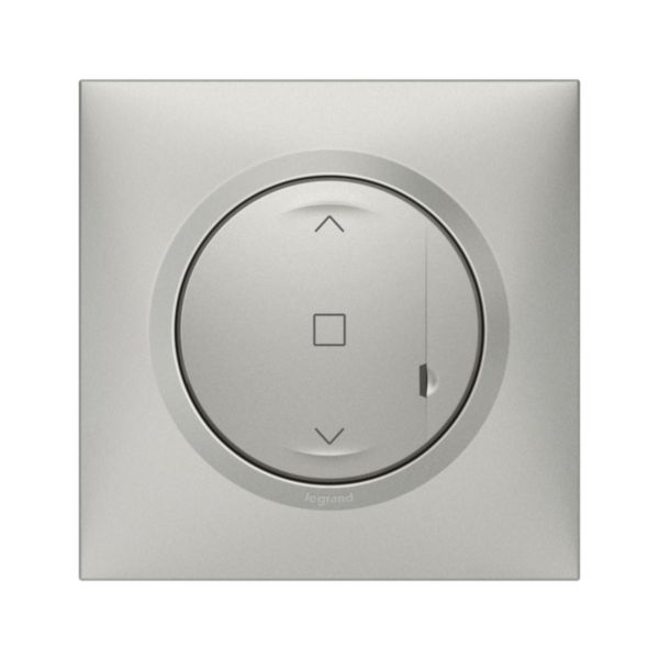 Interrupteur pour volet roulant pour installation connectée dooxie with Netatmo complet avec plaque alu