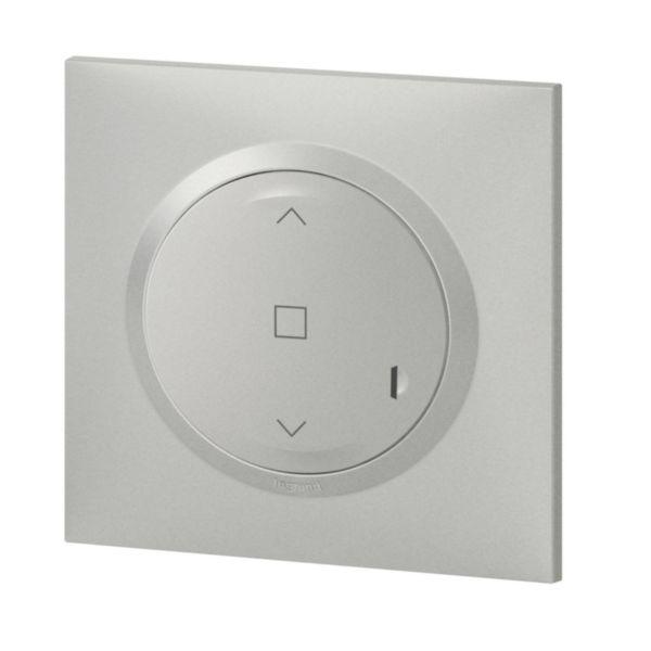 Interrupteur pour volet roulant pour installation connectée dooxie with Netatmo complet avec plaque alu