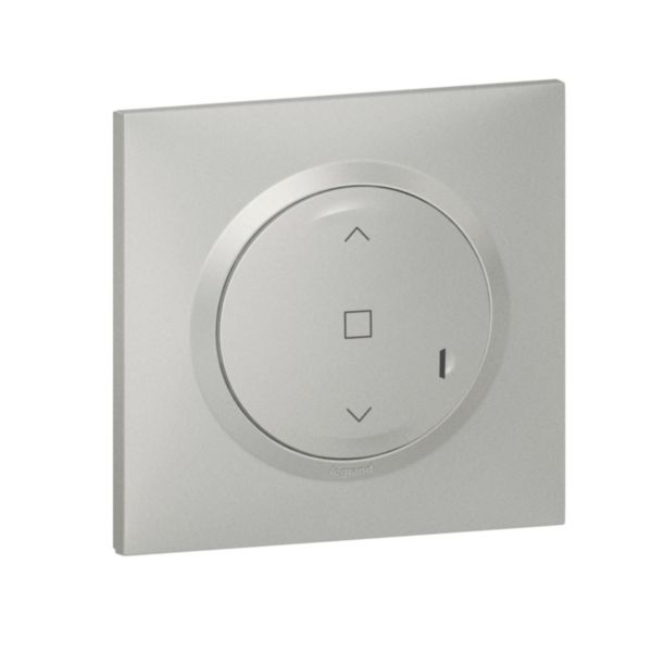 Interrupteur pour volet roulant pour installation connectée dooxie with Netatmo complet avec plaque alu