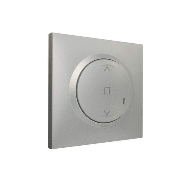 Interrupteur pour volet roulant pour installation connectée dooxie with Netatmo complet avec plaque alu