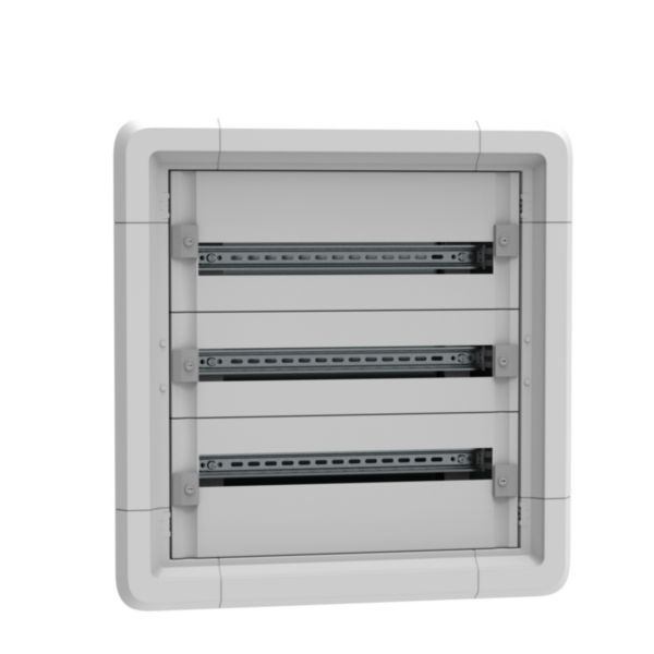 Coffret de distribution encastré 3 rangées 24 modules hauteur 695mm - XL³ HP 160