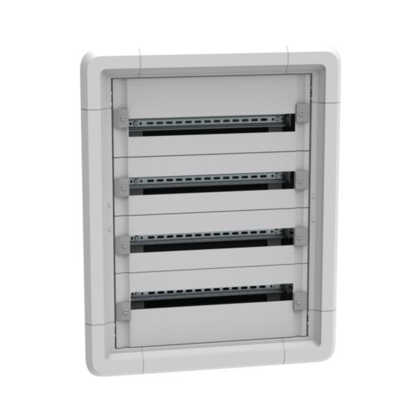 Coffret de distribution encastré 4 rangées 24 modules hauteur 845mm - XL³ HP 160
