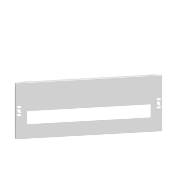 Plastron métal avec décentré pour équipement DIN - hauteur 200mm 24 modules - XL³ HP 160
