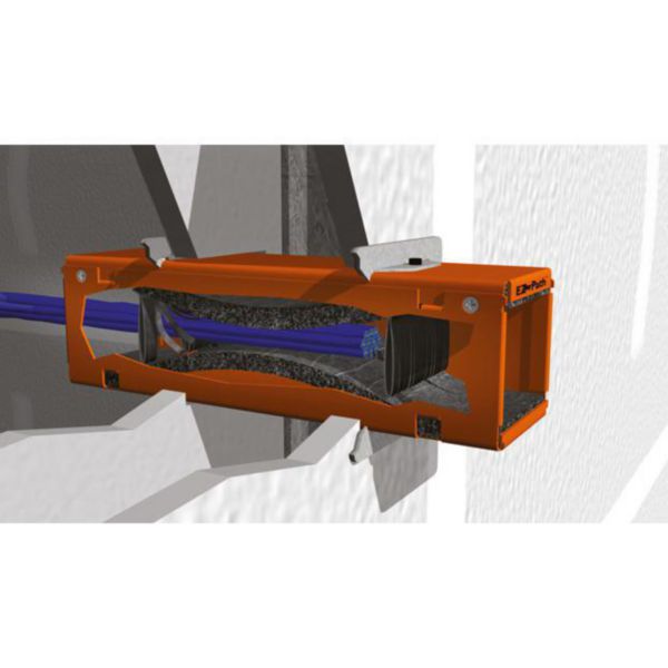 Module de chemins de câbles coupe-feu EZ-Path EZD44T - SERIE 44+ - hauteur 118mm, largeur 102mm et longueur 356mm