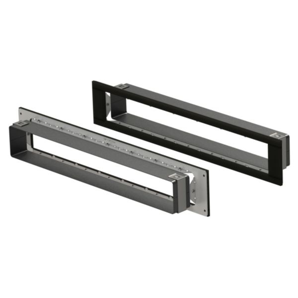 Plaques de montage - livrées par 2 - EZ-Path EZP733WT - SERIE 33 - hauteur 75mm, largeur 75mm et longueur 267mm