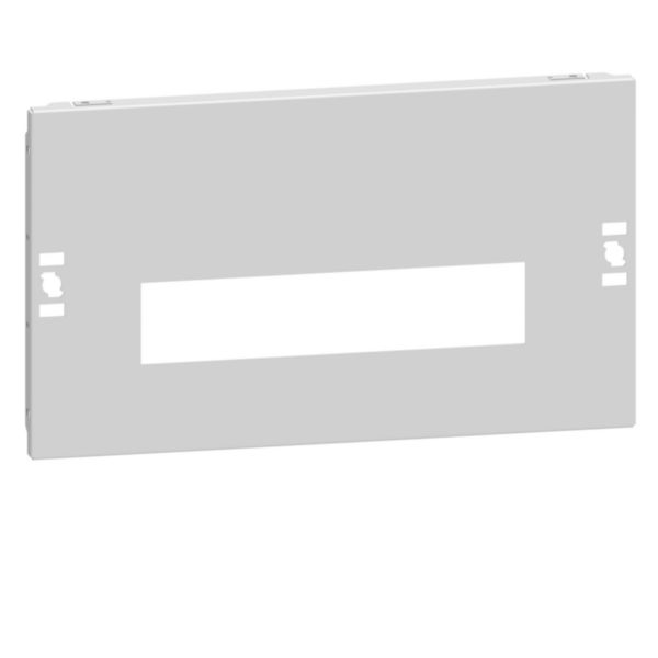 Plastron métal décentré pour équipement DIN et DPX³160 - DPX³250 hauteur 200mm 12 modules XL³HP 630