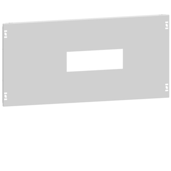 Plastron métal pour montage vertical 1 DPX-IS630 hauteur 400mm 36 modules XL³HP 630