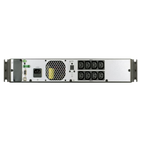 Onduleur rack 2U ou tour Keor SPE line-interactive avec écran 2200VA avec 8 prises IEC 10A et 1 prise IEC 16A
