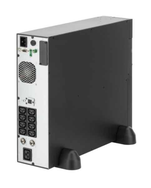 Onduleur rack 3U ou tour Keor SPE line-interactive avec écran 3000VA avec 8 prises IEC 10A et 1 prise IEC 16A