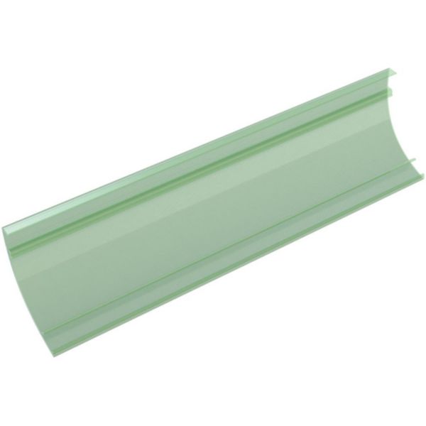 Petit couvercle finition plastique Kaleïs chemins de câbles fils Cablofil CF54 ou tôle perforée P31 L 1,4m - PVC Vert