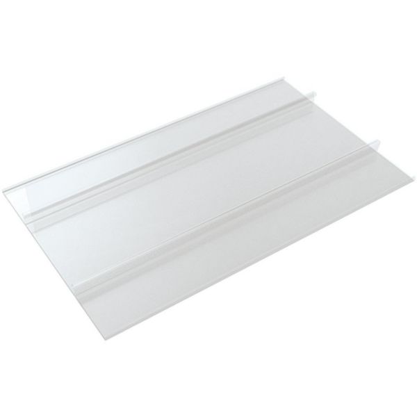 Couvercle de finition plastique plat Kaleïs chemins de câbles fils Cablofil CF54 ou tôle perforée P31 L 1,9m - PVC Blanc