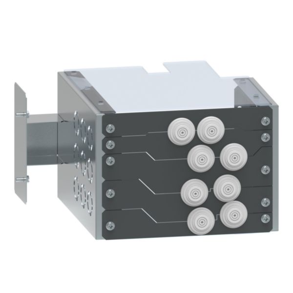Boîtier cloisonnement forme 4 connexion avant hauteur 200mm pour IS column - XL³HP 6300