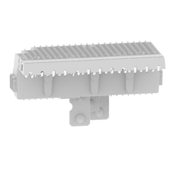 Distribution block avec connexion par la gauche jusqu'à 4 DPX³250HP 3P version extractible pour armoire largeur 600mm - XL³HP 6300