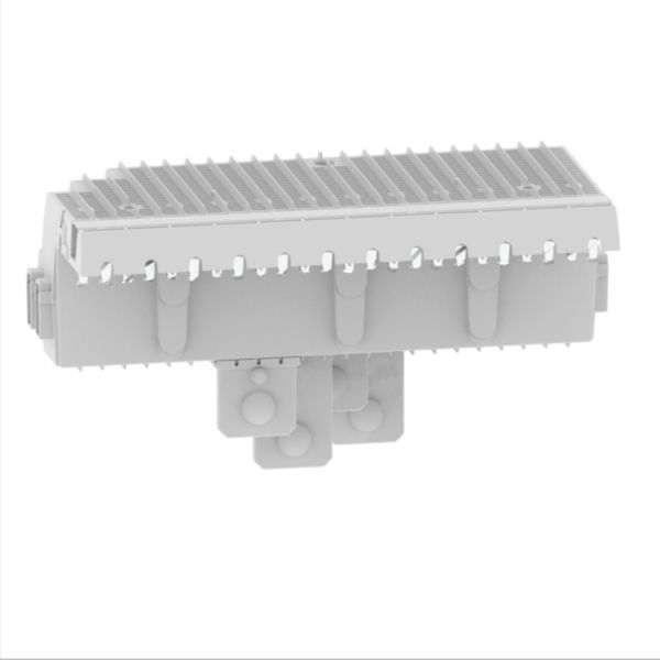 Distribution block avec connexion par la droite jusqu'à 3 DPX³250HP 4P version extractible pour armoire largeur 600mm - XL³HP 6300