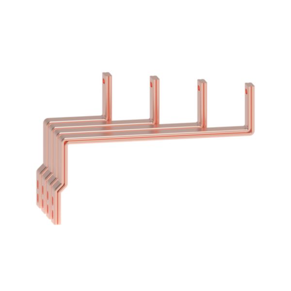 Kit de connexion chassis IS - Barres alu horizontales - Entraxe 125mm - Accès arrière - Préfabriqué - Kit - XL³HP 6300