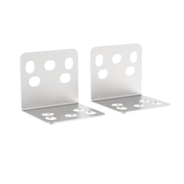 Jeu de 2 pattes métalliques pour fixation murale - XL³HP 6300