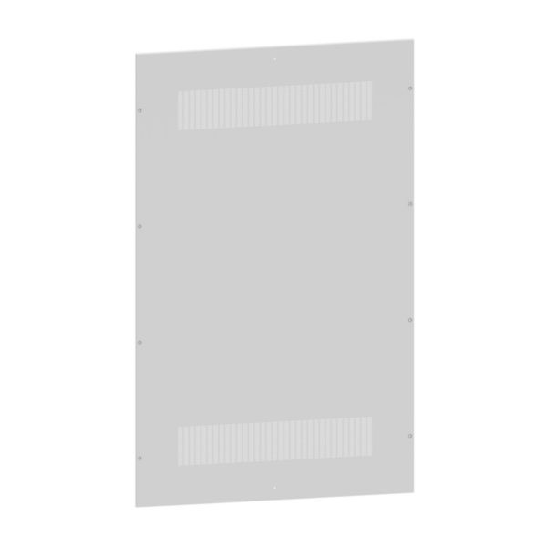 Panneau latéral largeur 1200mm pour armoires IP30 hauteur 1800mm avec 2 fenêtres d'aération - XL³HP 6300