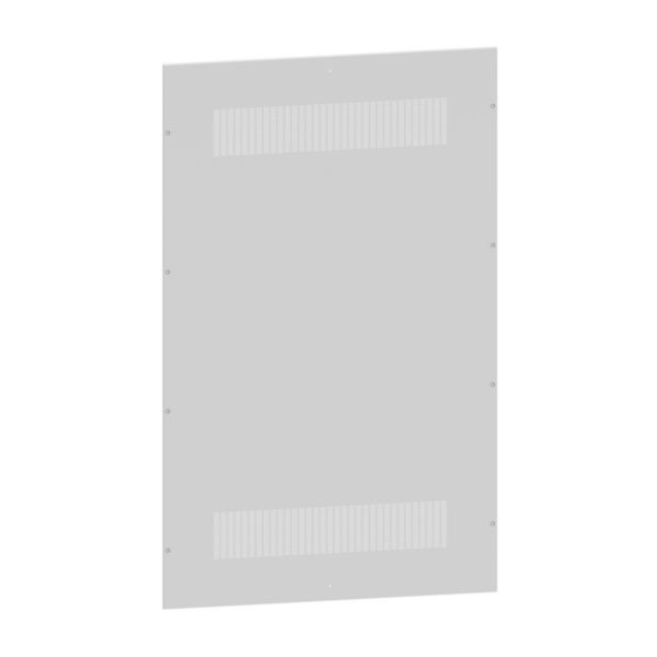 Panneau latéral largeur 1200mm pour armoires IP30 hauteur 2200mm avec 2 fenêtres d'aération - XL³HP 6300