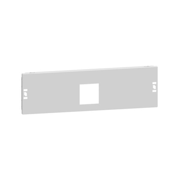 Plastron métal montage horizontal 1 DPX³125HP 3P/4P avec ou sans commande rotative pour armoire largeur 700 - XL³ HP 6300