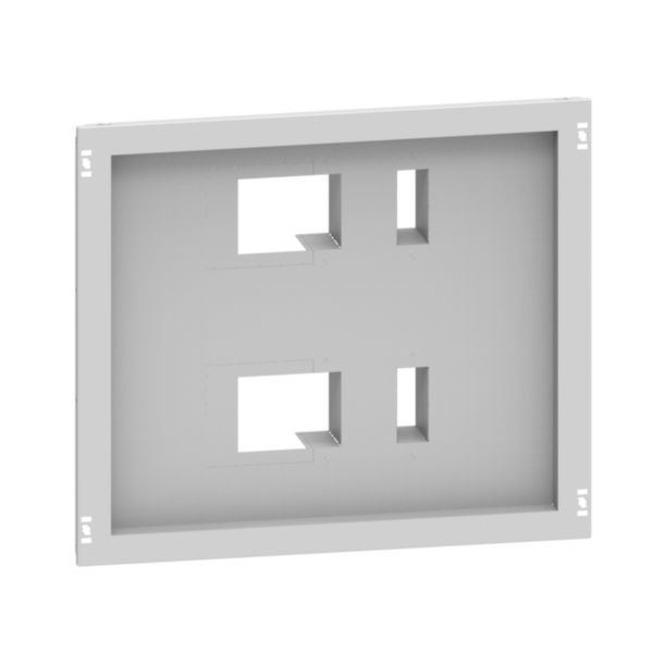 Plastron métal montage horizontal DPX³630 TSE fixe/extractible avec différentiel avec commande pour armoire largeur 800 - XL³HP 6300 - Page 30