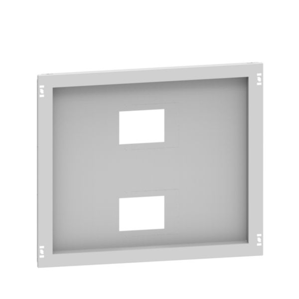 Plastron métal montage horizontal DPX³630 TSE fixe/extractible avec commande motorisée pour armoire largeur 800 - XL³HP 6300 - Page 30