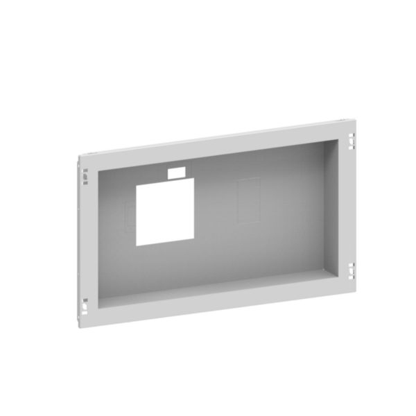 Plastron métal montage horizontal 1 DPX³630 3P/4P débrochable différentiel avec commande motorisée - armoire largeur 800 - XL³HP 6300