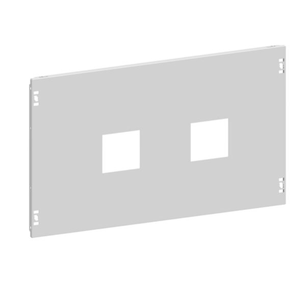 Plastron métal montage vertical 2 DPX³250HP inverseur de source extractible pour armoire largeur 800mm - XL³HP 6300