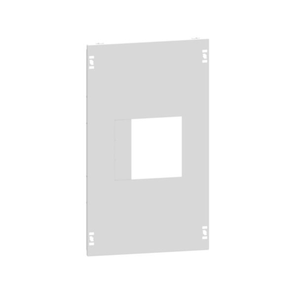 Plastron métallique vertical pour armoire XL³ HP 6300 - 1 DPX³400 1000V - Fixe vertical - largeur 450mm 