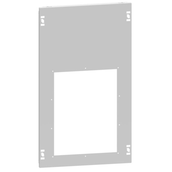 Plastron métal montage vertical 1 DMX³1600 3P version débrochable pour armoire largeur 450mm - XL³HP 6300