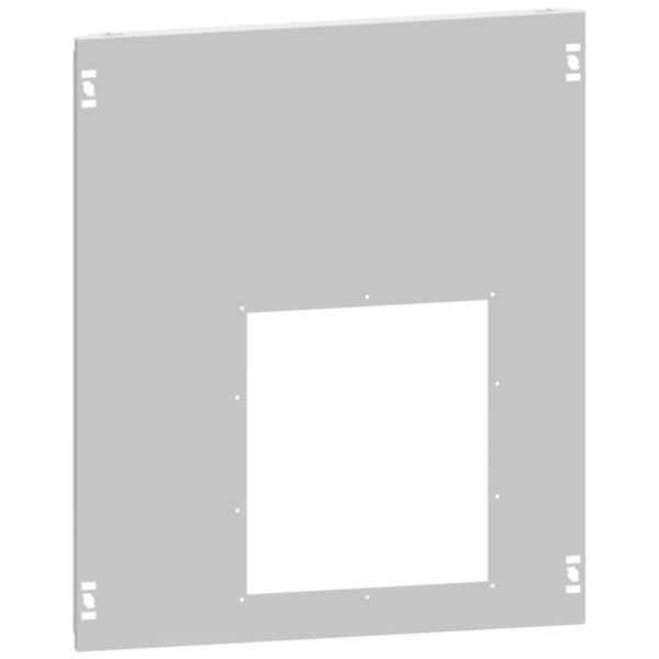Plastron métal montage vertical 1 DMX³1600 3P ou 4P version fixe pour armoire largeur 600mm - XL³HP 6300