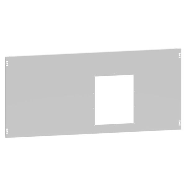 Plastron métal montage vertical 1 DMX³6300 3P ou 4P version fixe pour armoire largeur 1400mm - XL³HP 6300 - Page 96