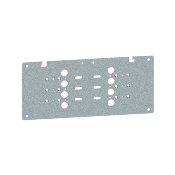 Platine pour montage 1 DPX³160 horizontal fixe avec ou sans commande / différentiel pour armoire largeur 600 ou 800mm - XL³HP 6300 - Page 25