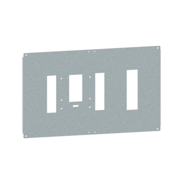 Platine pour montage 1 DPX³630 différentiel horizontal débrochable avec ou sans commande pour armoire largeur 800mm - XL³HP 6300 - Page 104