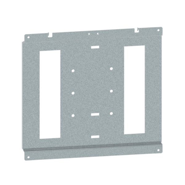 Platine pour montage 1 DPX³1600 prises arrière horizontal version fixe pour armoire largeur 600 et 800mm - XL³HP 6300