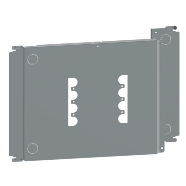 Platine Form4 pour montage 1 DPX-IS 630 3P/4P horizontal avec poignée frontale pour armoire largeur 800mm - XL³HP 6300 - Page 83
