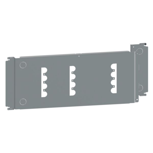 Platine Form4 pour montage 1 DPX³630 3P/4P différentiel horizontal fixe avec ou sans commande - enclosure largeur 800mm - XL³HP 6300 - Page 78
