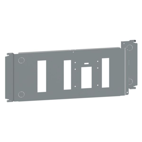 Platine Form4 pour montage 1 DPX³630 3P/4P différentiel horiz extractible avec ou sans commande - enclosure largeur 800mm - XL³HP 6300 - Page 78