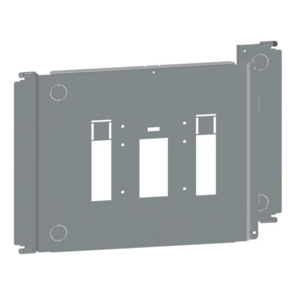 Platine Form4 pour montage 1 DPX³630 3P/4P horizontal débrochable avec ou sans commande pour armoire largeur 600mm - XL³HP 6300 - Page 78