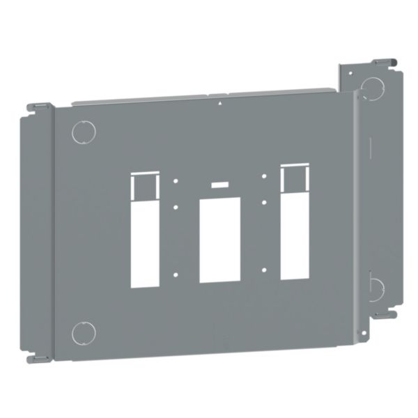 Platine Form4 pour montage 1 DPX³630 3P/4P horizontal débrochable avec ou sans commande pour armoire largeur 800mm - XL³HP 6300 - Page 81