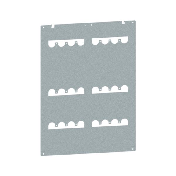 Platine pour montage 1 ou 2 DPX³630 vertical fixe différentiel avec ou sans commande pour armoire largeur 600 et 800mm - XL³HP 6300 - Page 93