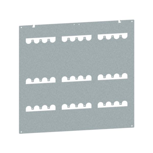Platine pour montage 1 à 3 DPX³630 vertical fixe différentiel avec ou sans commande pour armoire largeur 800mm - XL³HP 6300