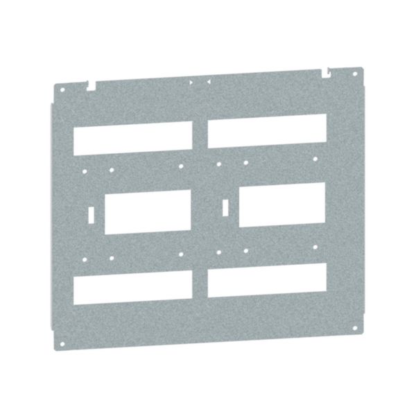Platine pour montage 1 ou 2 DPX³630 vertical extractible avec ou sans commande pour armoire largeur 600mm - XL³HP 6300 - Page 93