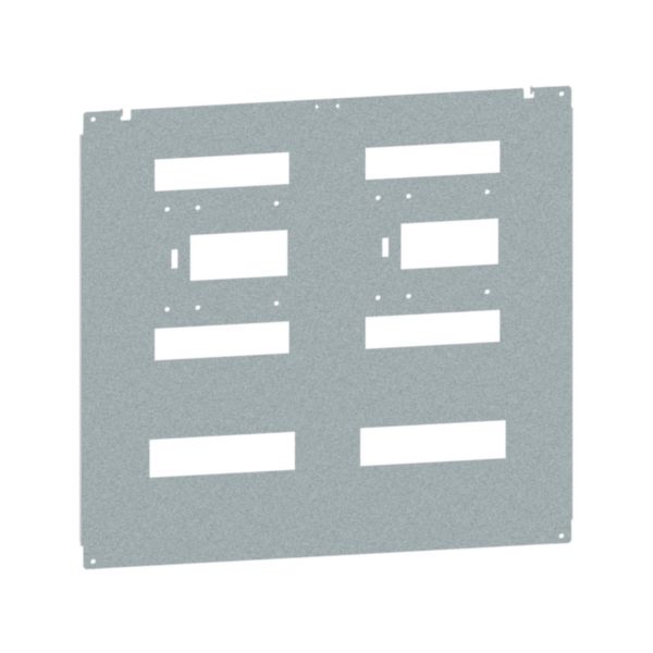 Platine pour montage 2 DPX³630 vertical débrochable différentiel avec ou sans commande pour armoire largeur 800mm - XL³HP 6300 - Page 96