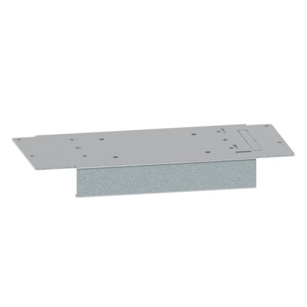 Platine pour montage 1 DMX³1600 3P vertical fixe ou version débrochable pour armoire largeur 450mm - XL³HP 6300