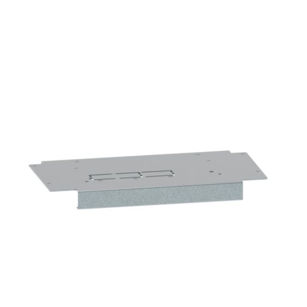 Platine pour montage 1 DMX³2500/4000 taille 2 vertical fixe ou version débrochable pour armoire largeur 600mm - XL³HP 6300