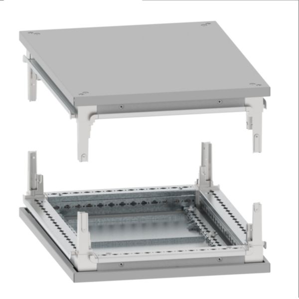 Toit/base pour armoire largeur 450mm profondeur 400mm - XL³HP 6300