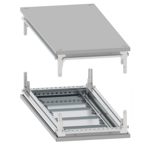 Toit/base pour armoire largeur 450mm profondeur 1000mm - XL³HP 6300