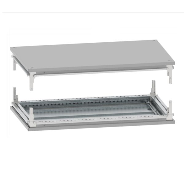Toit/base pour armoire largeur 1000mm profondeur 400mm - XL³HP 6300
