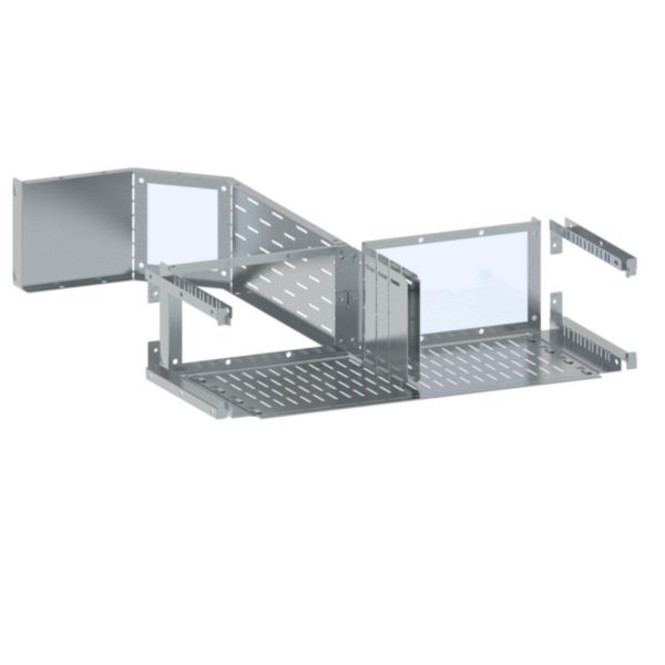 Kit pour unité fonctionnelle forme 4 connexion arrière hauteur 200mm largeur 800mm - XL³HP 6300